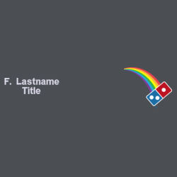 Rainbow Pizza 1/4 Zip Design